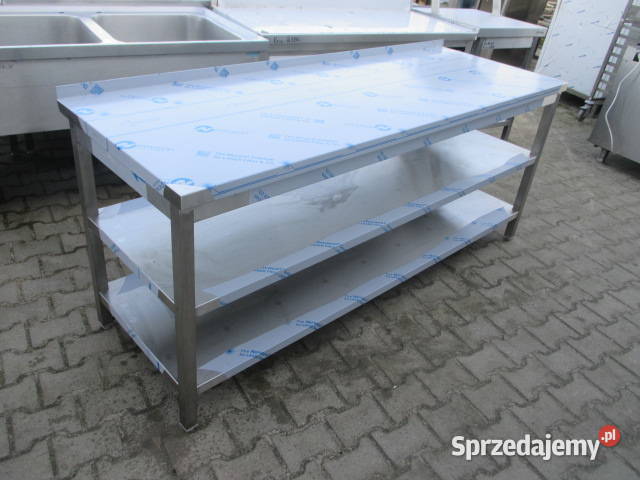 Nowy Stół Gastronomiczny Z 2 Półkami 2007085 Ostrów Wielkopolski