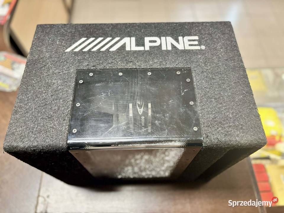 Subwoofer samochodowy Alpine SBG1244BP 800W Elbląg