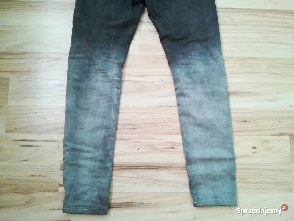 Spodnie meskie jeans dzins szare rozmiar M Rozmiar M lubelskie Gorajec-Stara Wieś