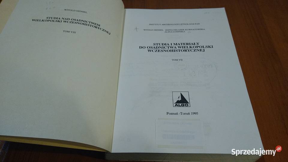 Studia i materiały do osadnictwa Wielkopolski historia, archeologia Gdańsk