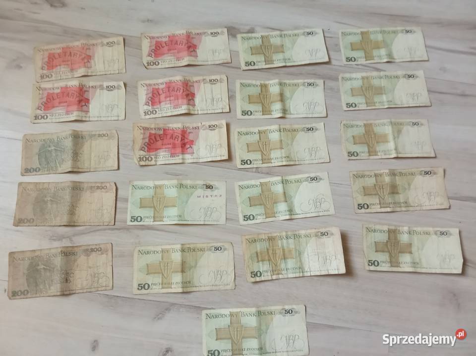 Stare Banknoty Polskie PRL Imielin