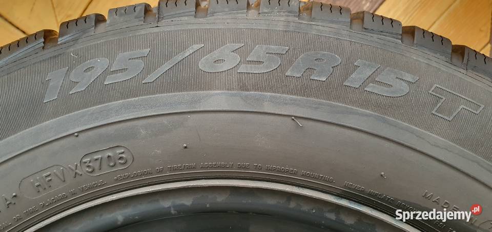 Koła stalowe 4 z oponami zimowymi Michelin Alpin Chochołów