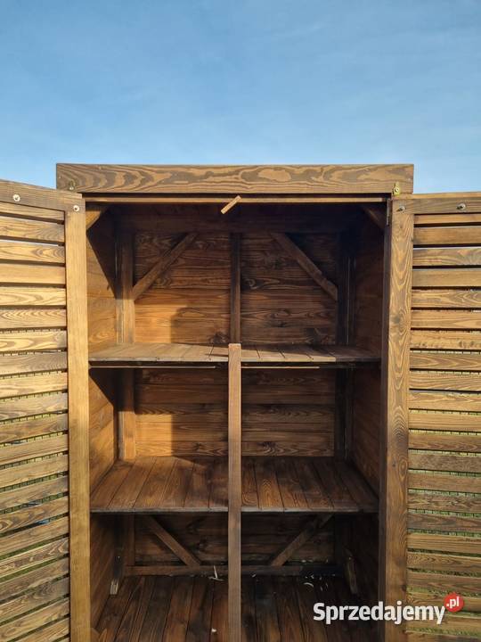Szafa ogrodowa drewniana schowek na narzędzia Kalety