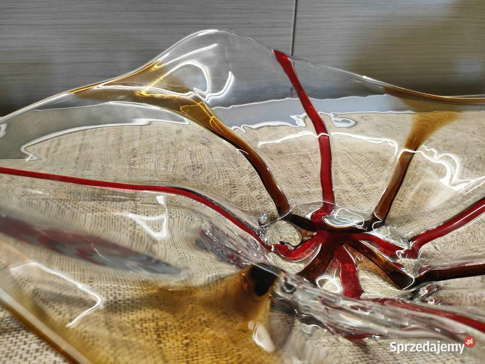 PATERA szklana rękodzieło Świątniki Górne
