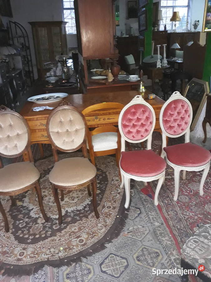 Krzesla do toaletki krzesla ludwikowskie lubelskie Tarnogród sprzedam