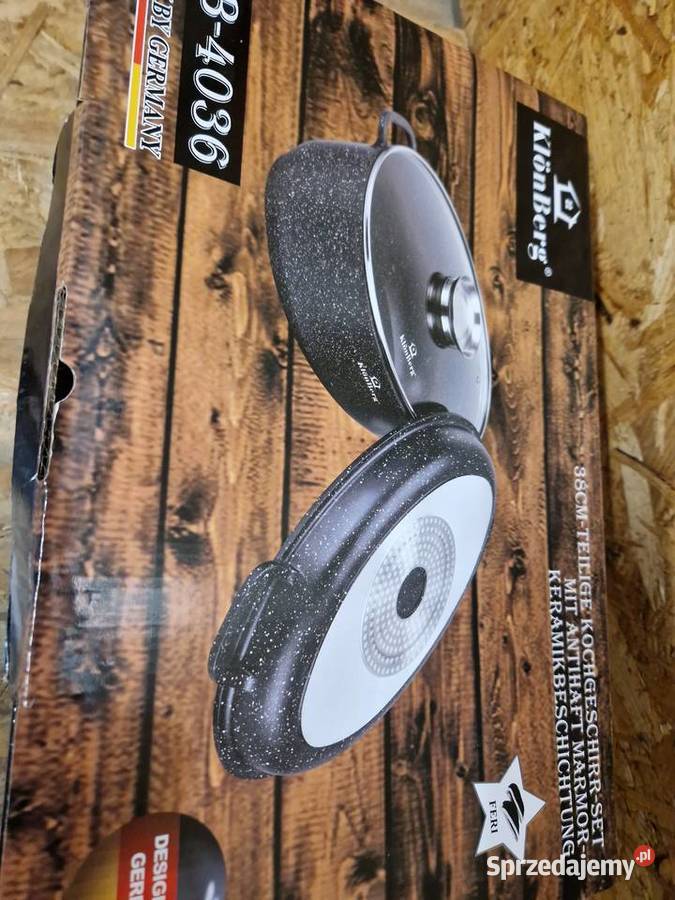 Brytfanna OWALNA MARMUROWA KlnBerg 11 l 38 3w1