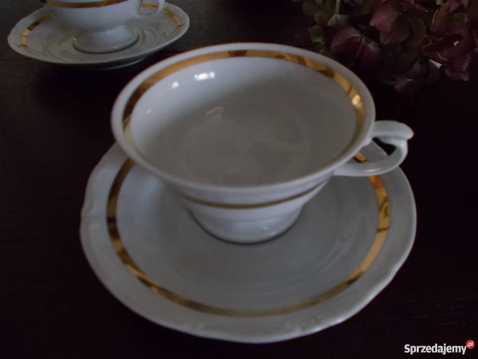 Chodzież Komplet Porcelanowy Do Kawy PRL Szczecin