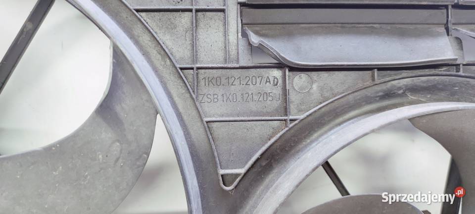OBUDOWA WENTYLATORÓW AUDI VW SEAT 1K0121207AD Przystajń