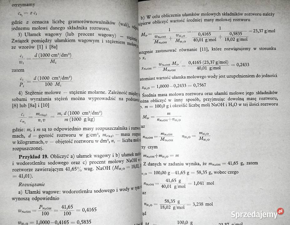 Podstawy obliczeń chemicznych Henryk Całus Chełm
