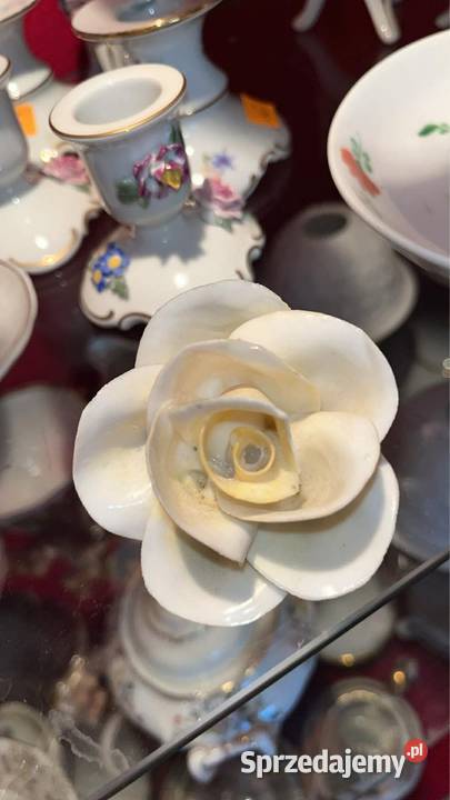 Porcelanowy kwiatek Syg Von SchierholzPlaue Gdańsk