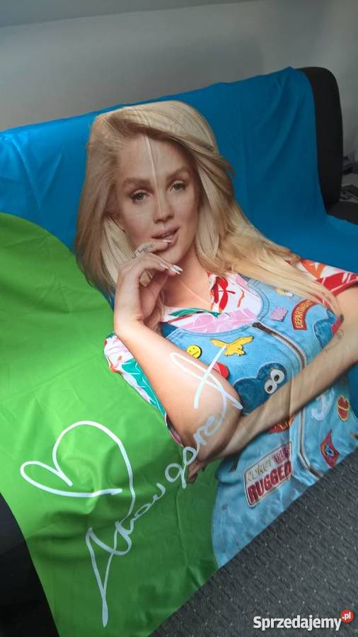 MARGARET wielki baner narzuta zasłona druk śląskie