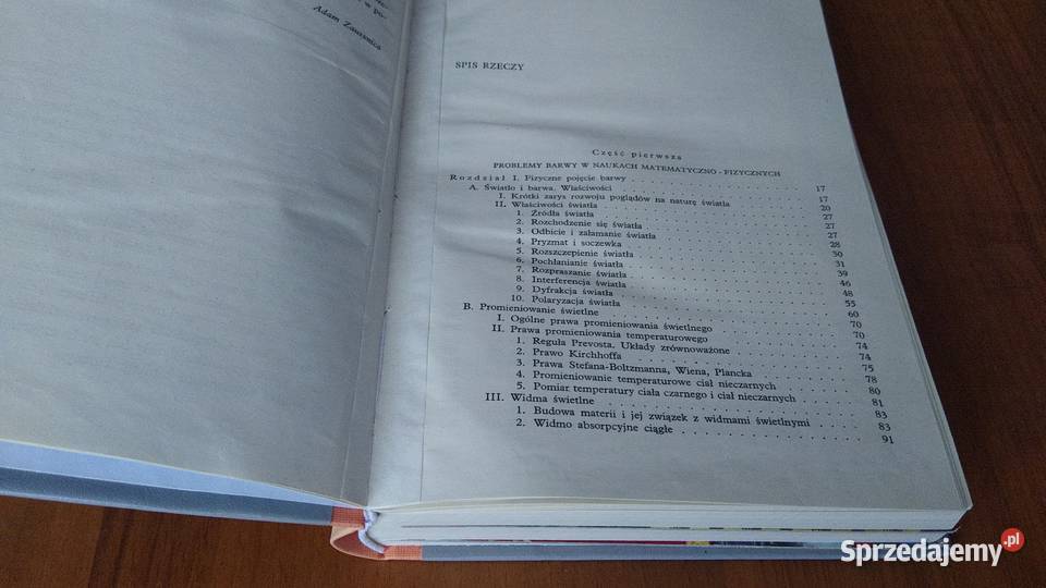 Nauka o barwie Adam Zausznica Gdańsk