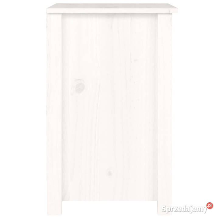 Szafki nocne 2 białe 40x35x55 lite drewno Warszawa