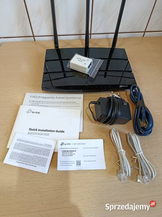 Router TPLINK Archer VR400 AC 1200 Wireless zachodniopomorskie Szczecin
