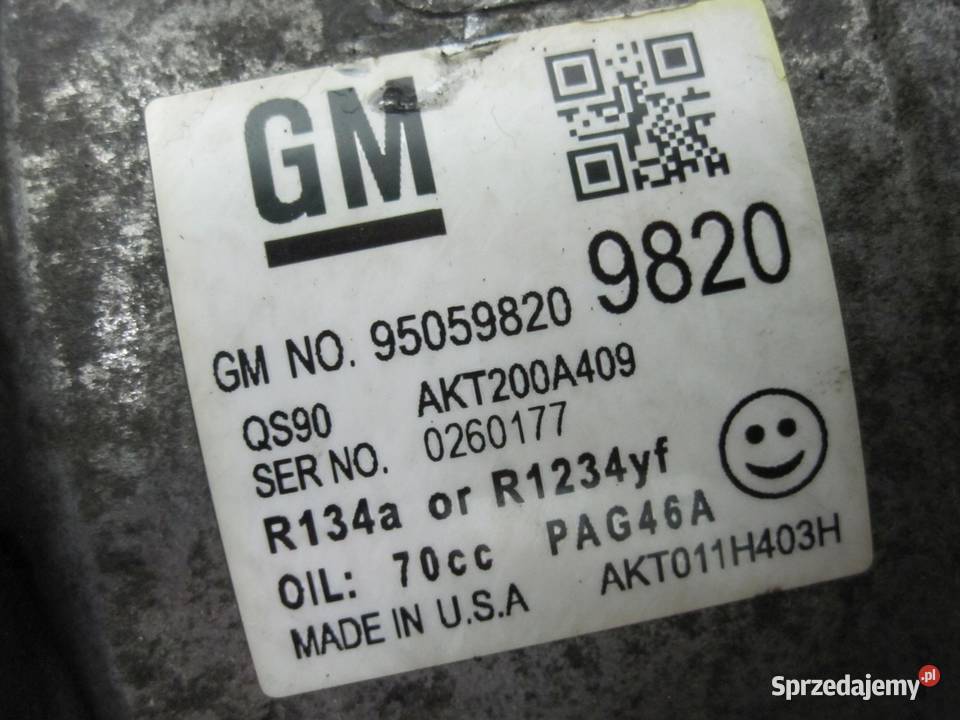 MOKKA ASTRA ZAFIRA 17 CDTI 14r sprężarka