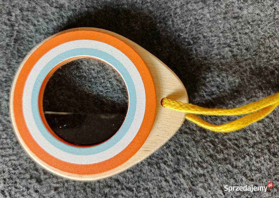 Kompas lupa osadzone w drewnie łódzkie Łódź