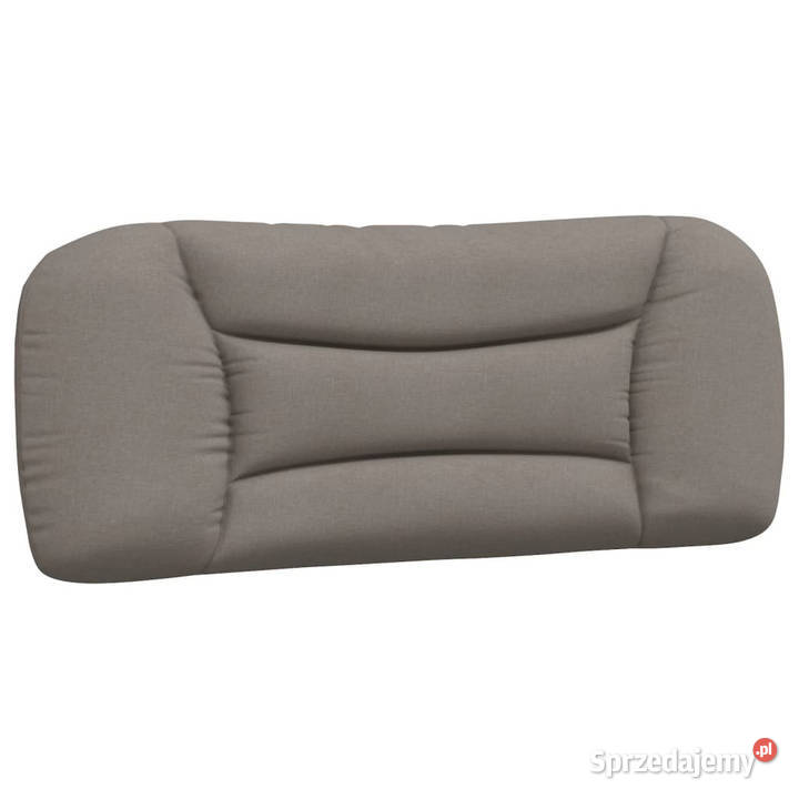 Łóżko z materacem taupe obite tkaniną 100x200 Warszawa