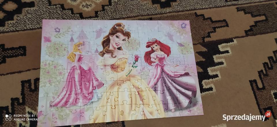 puzzle księżniczki Bella Disney 100 elementów Poznań
