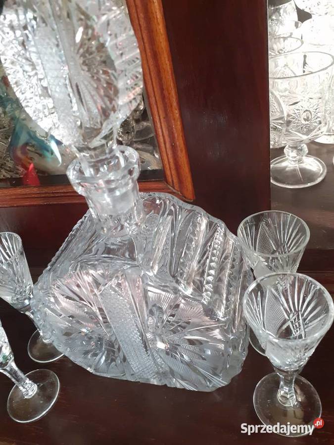 Krysztalowy Komplet do likieru Warszawa sprzedam