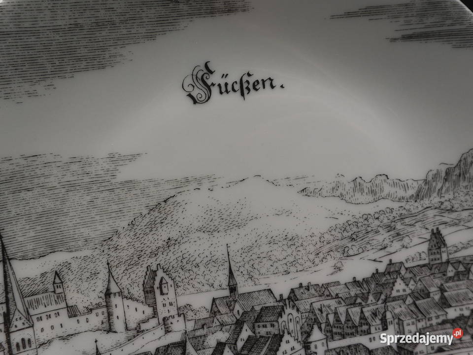 Talerz dekoracyjny Altenkunstadt wielkopolskie