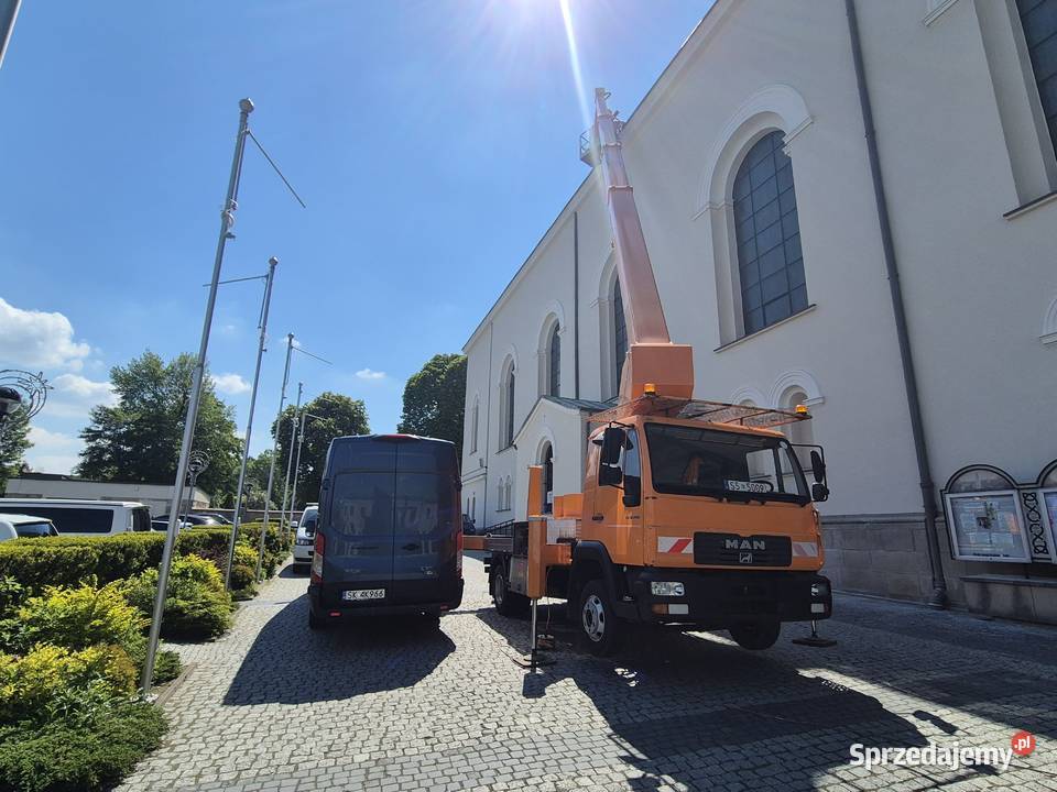 Podnośnik koszowy 30 m bizon diesel Katowice sprzedam