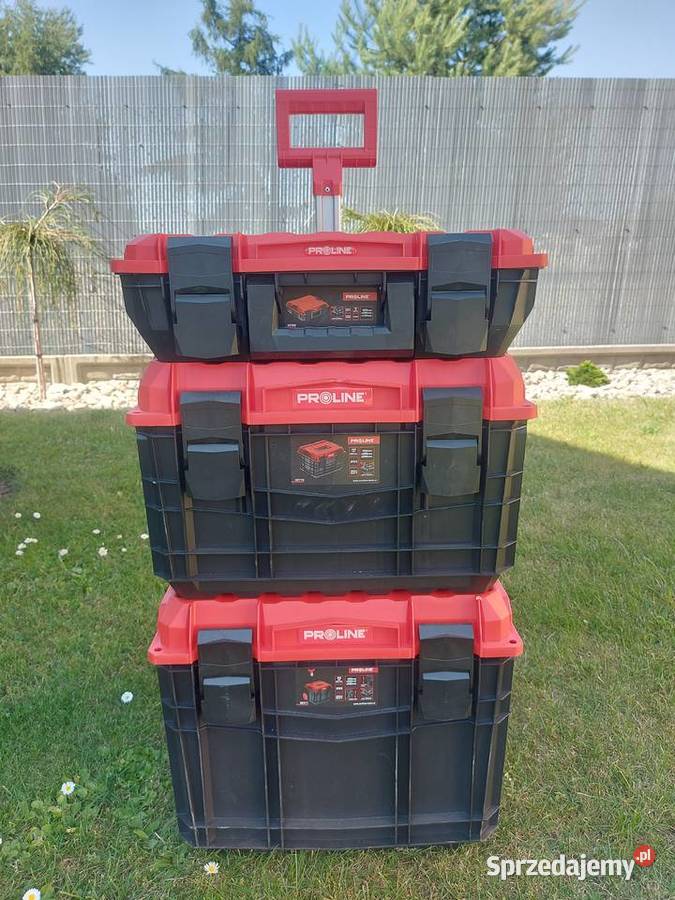 Modułowy zestaw 3 skrzynek na narzędzia na Olkusz