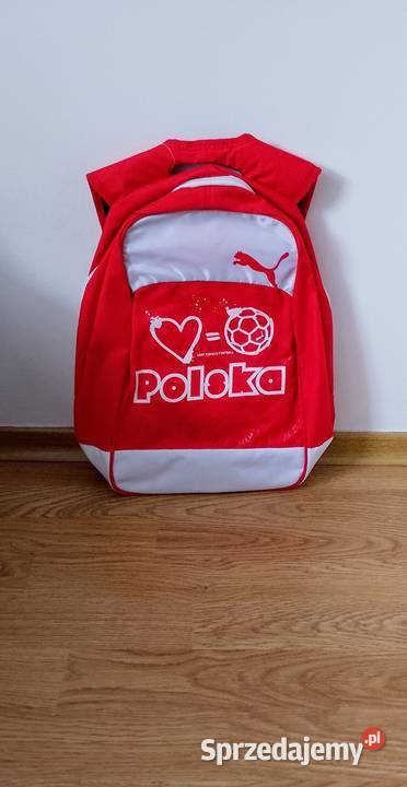 Plecak Puma Polska białoczerwony nowy z metką Ostrołęka sprzedam