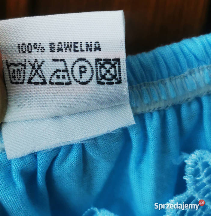 Koszula nocna bawełniana niebieska na Polkowice