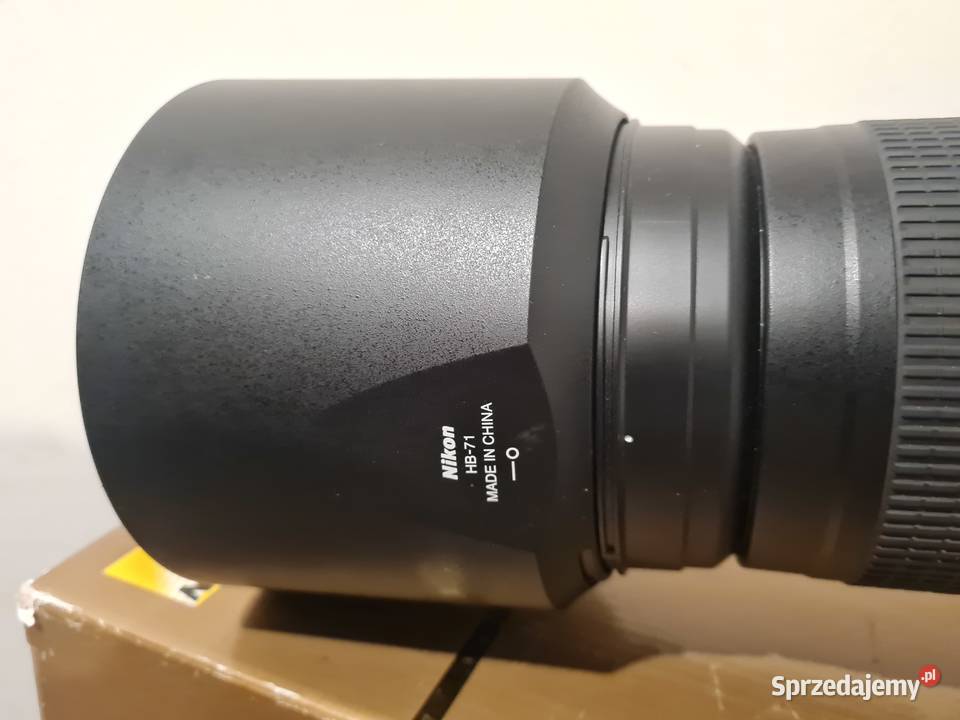 Obiektyw nikon Nikkor 200500mm f56 E AFS ED VR