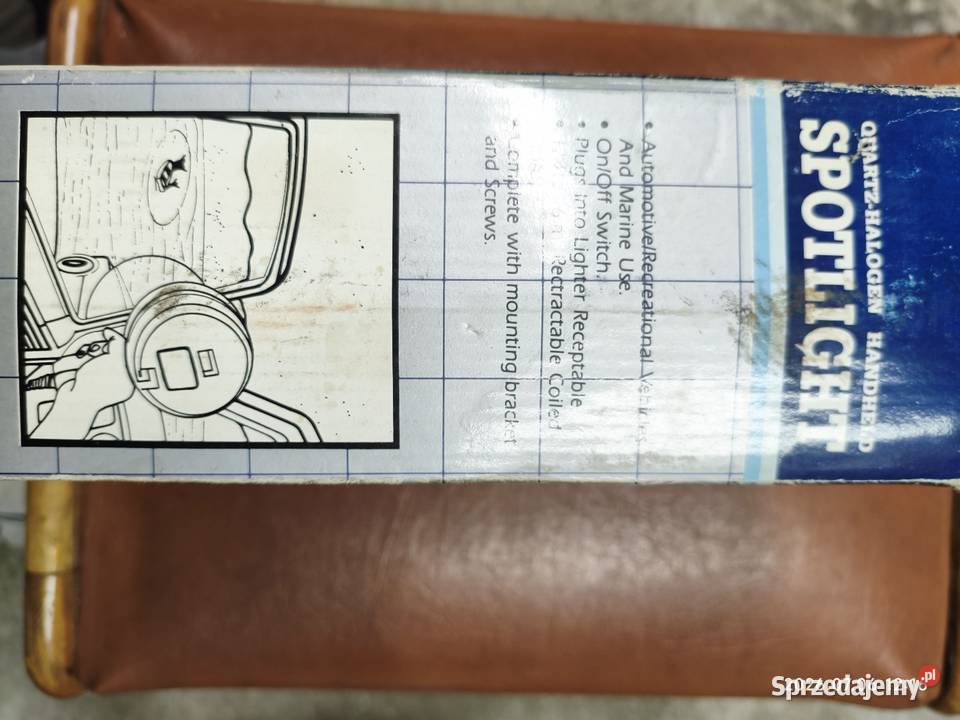 Mocny Szperacz Halogenowy 12V QuartzHalogen Lublin
