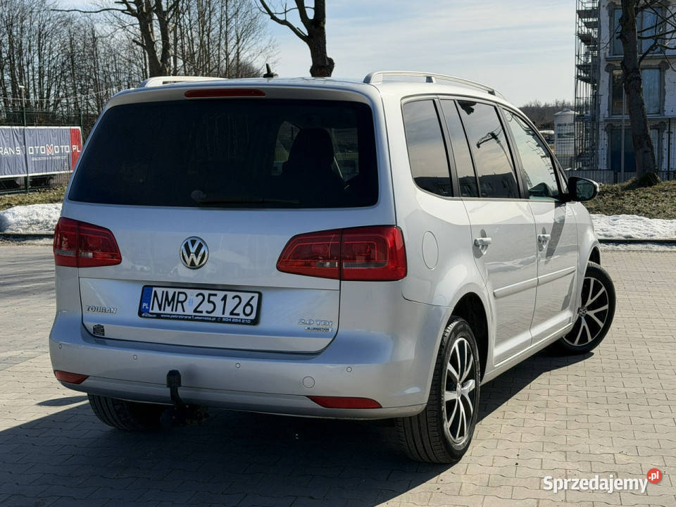 Volkswagen Touran 20 TDI 140 7 OSOBOWY Tempomat komputer pokładowy Mrągowo