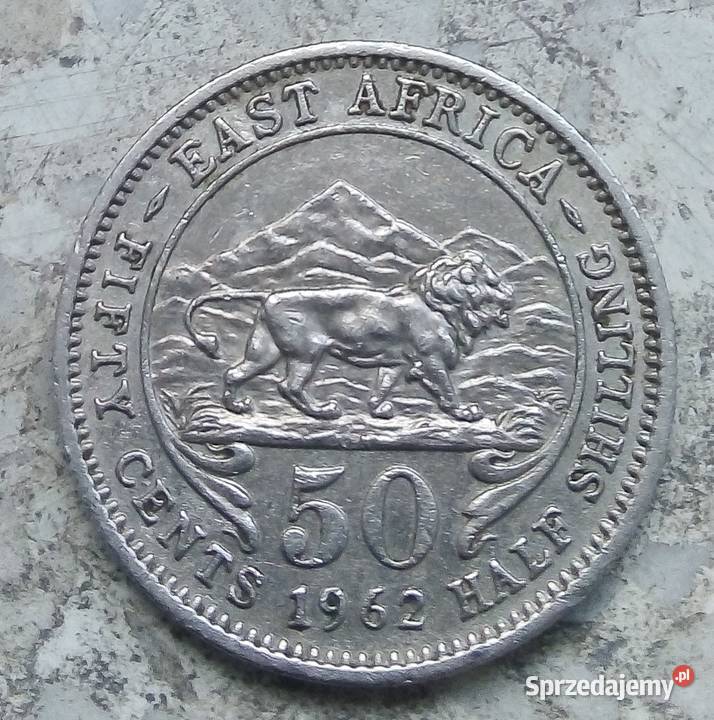EAST AFRIKA50 CENTS1963 rLEW Numizmatyka Legionowo
