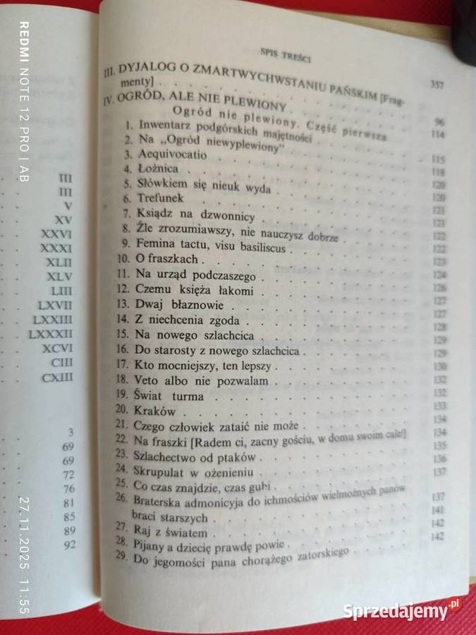 W Potocki Wiersze wybrane Biblioteka Narodowa BN twarda z obwolutą Katowice