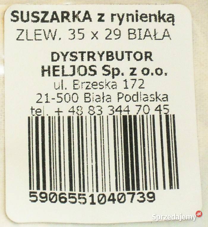 Tacka do ociekacza suszarki do naczyń 35 x 29