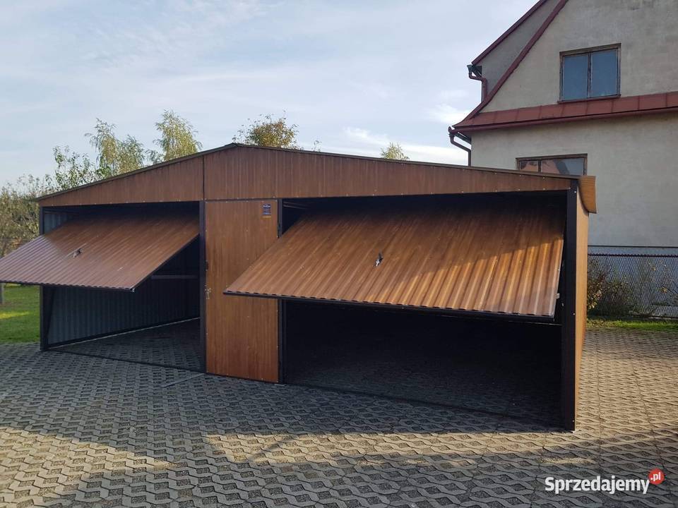 Garaż blaszany 7x5 drewnopodobny Aleksandrów Łódzki