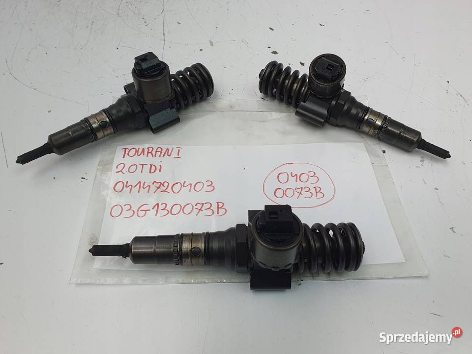 WTRYSKIWACZ VW Touran I 20 TDI 0414720403 osobowe lubelskie Chełm
