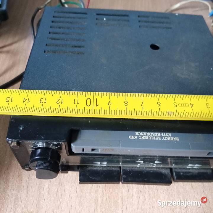 Stary odtwarzacz kaset na 12v ze wzmacniaczem dolnośląskie