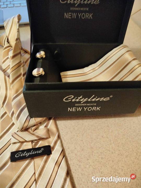 Zestaw Cityline krawat spinki