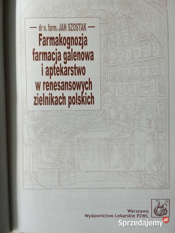 Farmakognozja farmacja galenowa i aptekarstwo w Łódź sprzedam