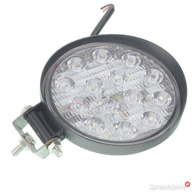 LAMPA ROBOCZA LEDOWA OKRĄGŁA 14 LED 1280V FI