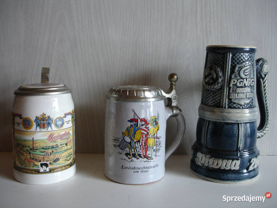 Kufle do piwa kolekcjonerskie lubuskie Zielona Góra