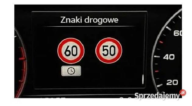 Rozpoznawanie znaków drogowych VZE Audi A4 B9 8W Szczecinek