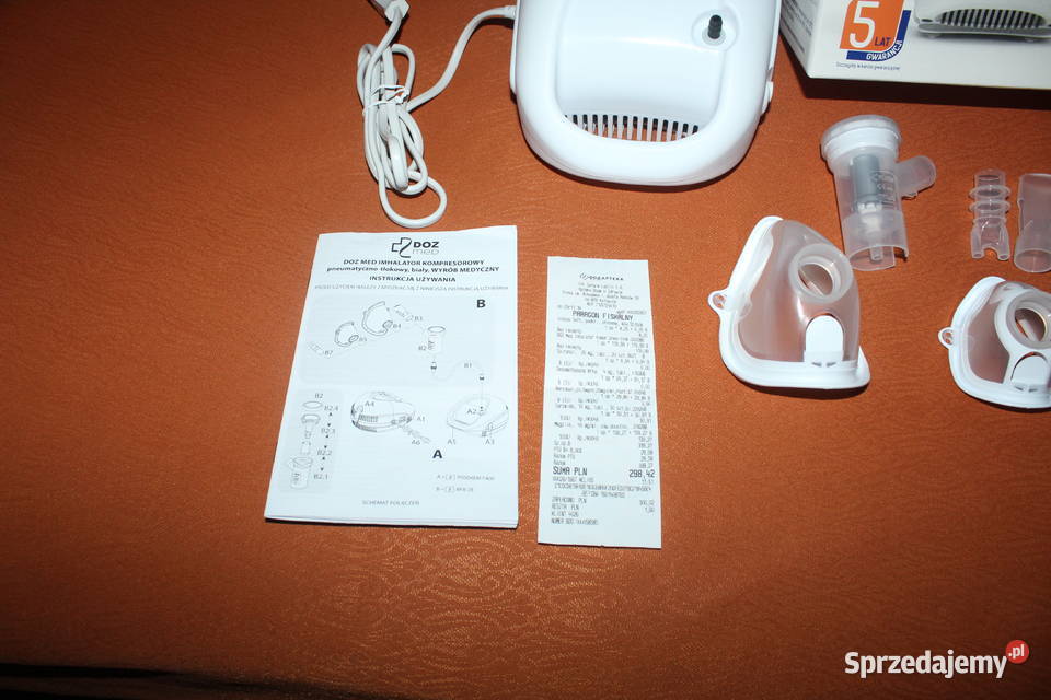 DOZ Med Inhalator kompresorowy biały Używany Chorzów