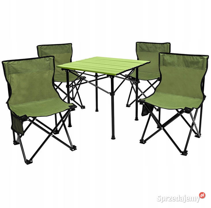 Zestaw turystyczny Enero Camp stolik 4 krzesła Jeleńska Huta