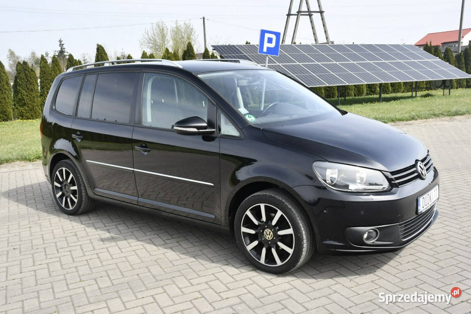 Volkswagen Touran 14Turbo DUDKI11 ALuKlimatr 2 wielofunkcyjna kierownica Samochody osobowe Kutno