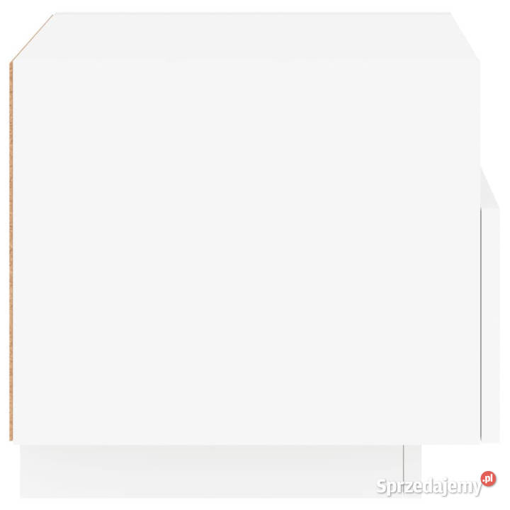 Szafka nocna z podświetleniem LED biała 40x39x37 Warszawa