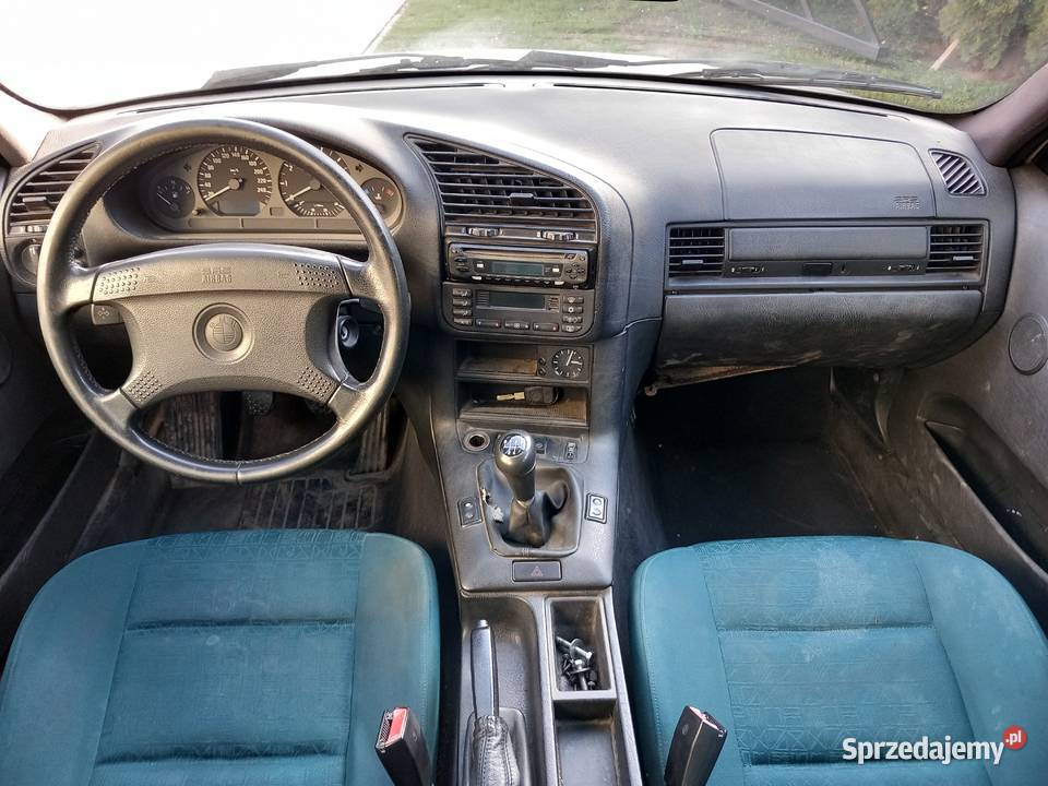 BMW e36 fotele kanapa podłokietnik zielone podkarpackie Brzozów