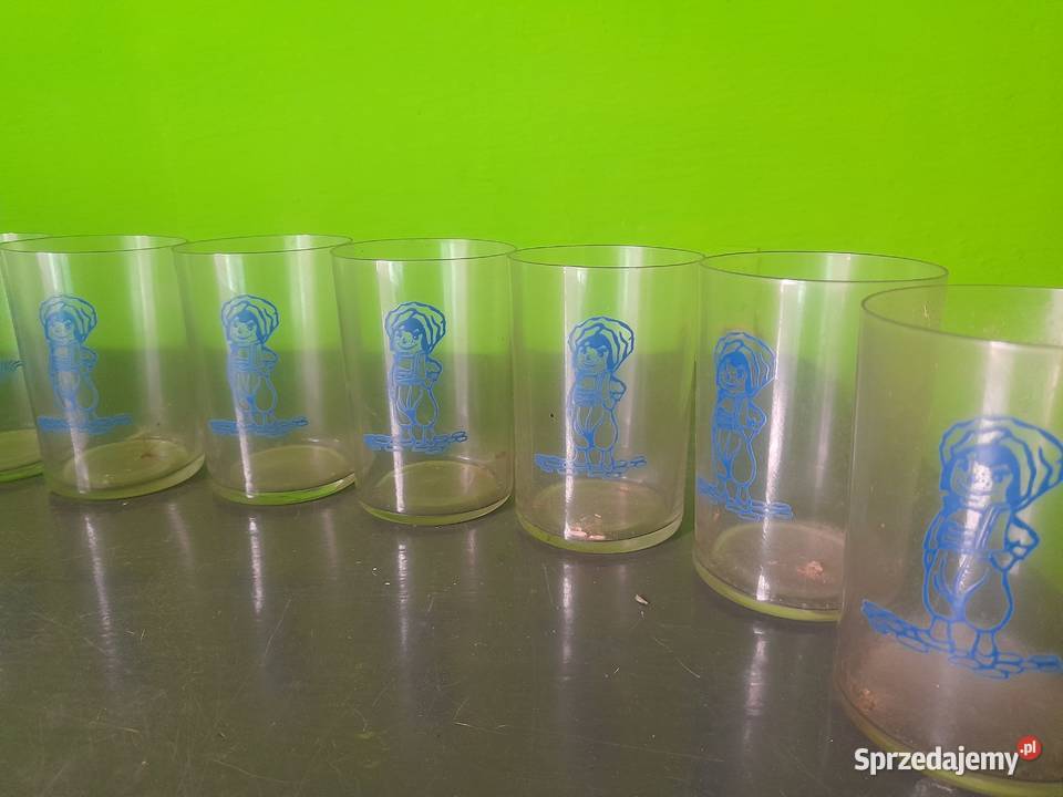 Szklanki PRL 2 komplet 6 sztuk Oleśnica sprzedam