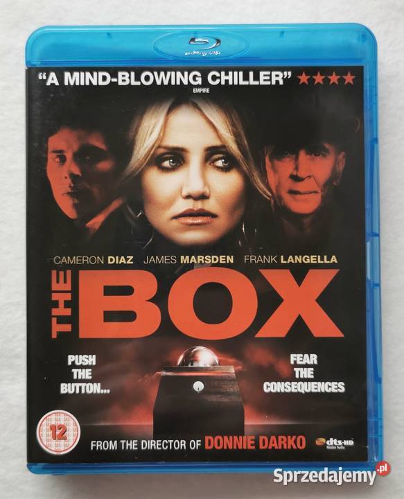 The Box Pułapka Bluray En 2009 Cameron Diaz 1 płyta Wytrzyszczki