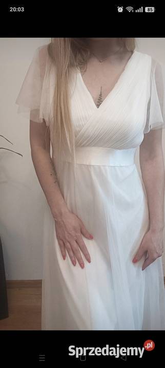 Suknia ślubna delikatna Klasyczna śląskie Gliwice